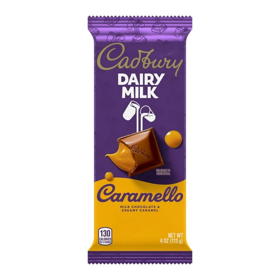 CADBURY DAIRY MILK CARAMELLO Milk Chocolate and Creamy Caramel Candy Bar