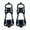 S, variant on Ice Cleats for Shoes Boots, 8 Steel Spike Snow Grips Traction Crampons for Hiking Walking on Ice Snow