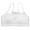 White, variant on Sports Bras for Girls Size 12-14 Training Bras Spaghetti Straps Seamless Wireless Underwear Camisole Breathable Cotton Bralettes Grey 9-13 Years