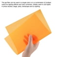 thumbnail image 3 of Unique Bargains 11.7 by 8.3 inch Gel Filter PVC Sheet Clear Orange for Photo Studio, 9 Pack, 3 of 5