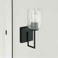 thumbnail image 4 of 639311BN-500-HomePlace-Carter - 1 Light Wall Sconce Brushed Nickel Finish with Clear Seeded Glass, 4 of 5