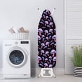 thumbnail image 3 of HELLHERO Mushroom Pattern Ironing Board Cover Elastic Edge Protector Tabletop Ironing Board Cover Hook and Loop Fastener 15x54 Inch, 3 of 5