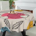 thumbnail image 5 of Eveokoki Fall Round Tablecloth,Harvest Tablecloth 60 inch,Autumn Leaves Indoor or Outdoor Holiday Table Harvest Fall Decorations for Home,Dinner, 5 of 5