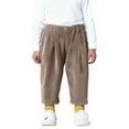 thumbnail image 5 of XAOFW Kids Pants Boys Corduroy Classic Straight Leg Design Comfortable Fabric Everyday Play Outdoor Activities School Weekend Solid Color Long Stylish Leisure Club Party Slacks, 5 of 6