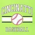 thumbnail image 6 of Wild Bobby City of Cincinnati Baseball Fantasy Fan Sports Men's T-Shirt, Safety Green, 5X-Large, 6 of 6