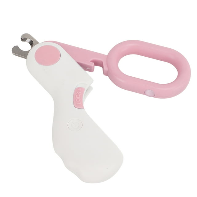 Cat Claw Trimmer, Anti Slip Unlocking Protection Safe Ergonomic Handle Pet Nail Clipper For Puppy For Rabbits For Kitten Blue,Pink