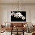 thumbnail image 2 of Flower Canvas Art Flower Picture Bathroom Wall Decor Fraemd Floral Painting Vintage Artwork for Living Room Office Home Decoration Gallery Wrapped Ready to Hang(Flower-3,12.00"x18.00"), 2 of 6