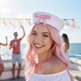 thumbnail image 6 of Hsqqdc Sweet Bow Sailor Hat, Navy Yacht Cap Simple Style for Nautical Events, 6 of 7