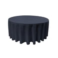 thumbnail image 1 of Nappe en Popeline Polyester TCpop132R-NavyP72&44; Marine - 132 in. Round, 1 of 1