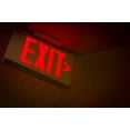 thumbnail image 3 of NICOR LED Emergency Exit Sign with Red Lettering, 3 of 3