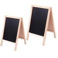 thumbnail image 5 of Wooden Double Sided Chalkboard Whiteboard for Home Black Color Foldable and Reusable 2 Pieces, 5 of 5