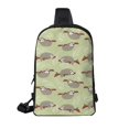 thumbnail image 2 of Rocae Twig Sloth for Lightweight Chest Bag Dual Pocket, Waterproof Crossbody Sling Bag for Men and Women, 2 of 8