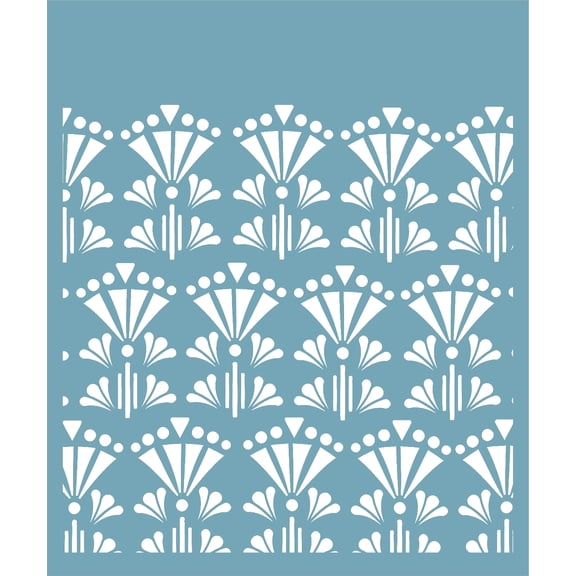 FineArt Abstract Stencils for Mixed Media, Wall Painting, Art and Craft, Home Decor, DIY Craft, Card Making and Fabric Painting, Size 6X6 Inch