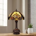 thumbnail image 5 of CHLOE Lighting Tiffany-Style Antique Dark Bronze 1-Light Victorian Table Lamp 12" Shade, 5 of 8