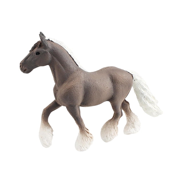 Figura de caballo modelo Animal, figuras de fiesta, juguete educativo de aprendizaje, modelo de caballo, modelo de caballo para adornos para pasteles, estilo B