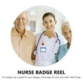 thumbnail image 3 of CIMAXIC 4 Pcs Enrouleurs de Badges de Noël Rétractables pour Infirmières, 4.13"X2.05"X0.91 Pouces, 3 of 4