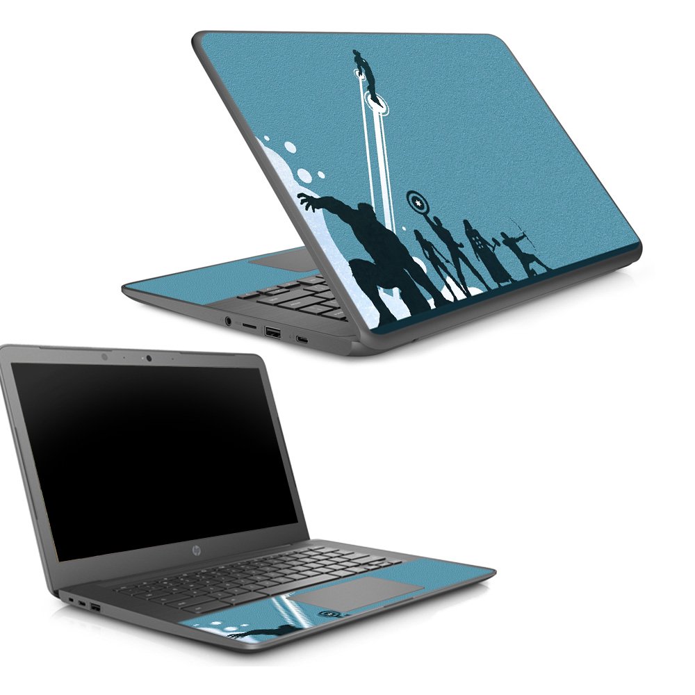 Skin Decal Wrap for HP Chromebook 14 G5 sticker Super Squad Walmart
