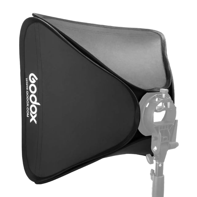 Softbox Godox portátil plegable de 60 x 60 cm para cámara flash