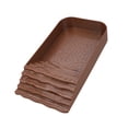 thumbnail image 3 of S SERENABLE Reptile Bathing Pool Fish Tank Decoration Reptile Water Bowl for Snake Gecko Brown Red, 3 of 8