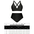 thumbnail image 6 of Rivelino Womens Plus Size Bikini Swimsuits High Waisted Two Piece Bathing Suits, 6 of 9