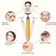 thumbnail image 3 of Masajeador facial de pulso de oro de 24 quilates Beauty Bar, herramienta de masaje facial vibratorio eléctrico portátil en forma de T para pieles sensibles, 3 of 5