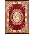 thumbnail image 2 of SAFAVIEH Lyndhurst Regina Traditional Bordered Area Rug, Red/Ivory, 9' x 12', 2 of 6