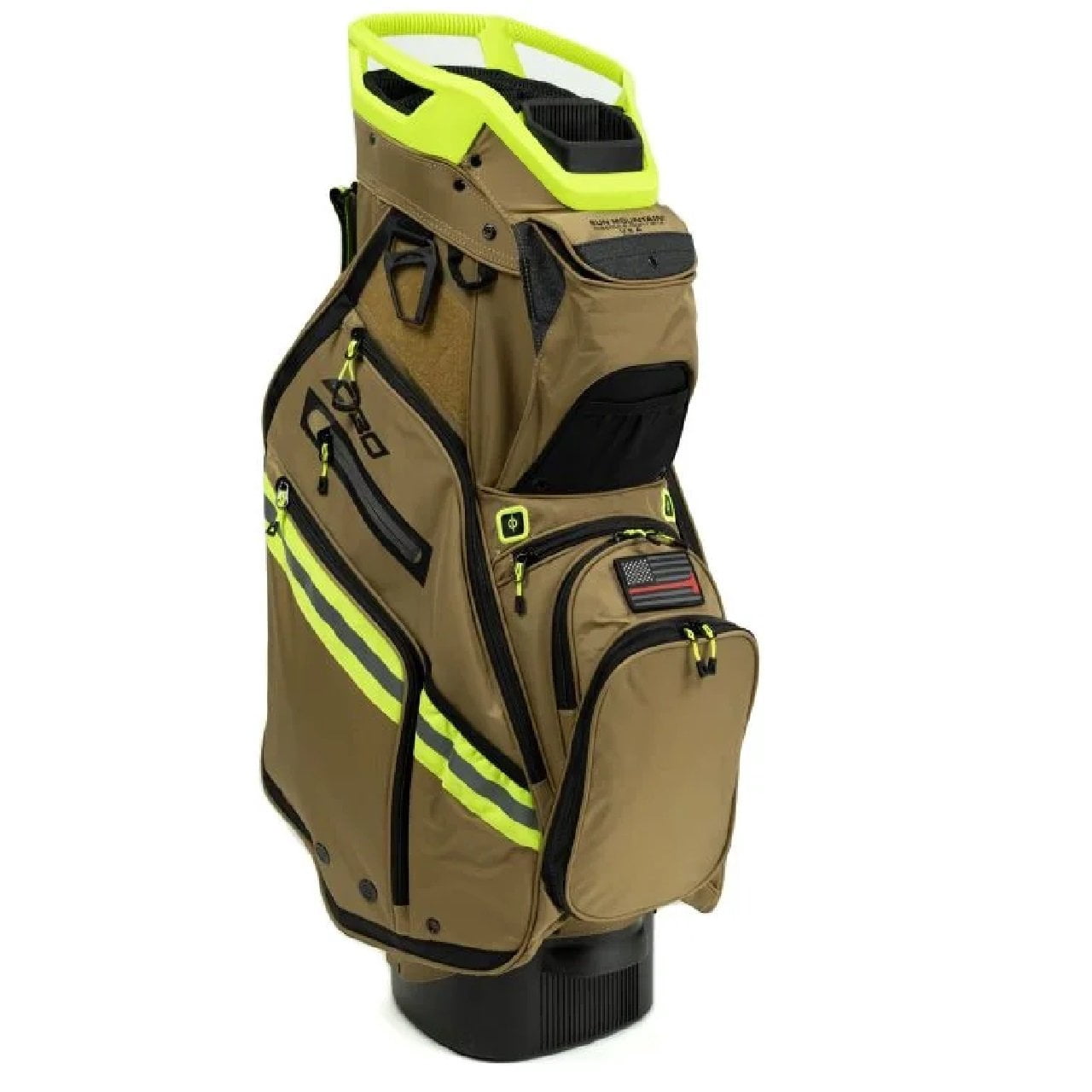 Sun Mountain 1136947 Mens 2022 C130 Golf Cart Bag - First Responder, Brown & Yellow