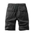thumbnail image 3 of Men's Casual Shorts Relaxed Fit Summer Beach Cargo Shorts Lightweight Durable Stylish Everyday Wear Men's Cargo Shorts Elastic Waist Mens Extra Large Workout, 3 of 3