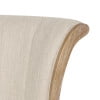 thumbnail image 6 of GDF Studio Andrea Contemporary Upholstered Roll Back Swivel Office Chair, Beige Fabric and Natural, 6 of 12