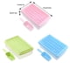 thumbnail image 3 of Yuarrent Bandeja de cubitos de hielo, máquina de hielo de plástico Flexible para bebidas, barra de fiesta, accesorios de refrigerador de fácil Barra de herramientas Azul Yuarrent HA084378-03, 3 of 6
