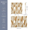 thumbnail image 2 of Yayeee Toggle Light Switch Wall Plate 3-Gang 6.37"x4.48" Decorative Outlet Cover, Wheat Ears Pattern, 2 of 7
