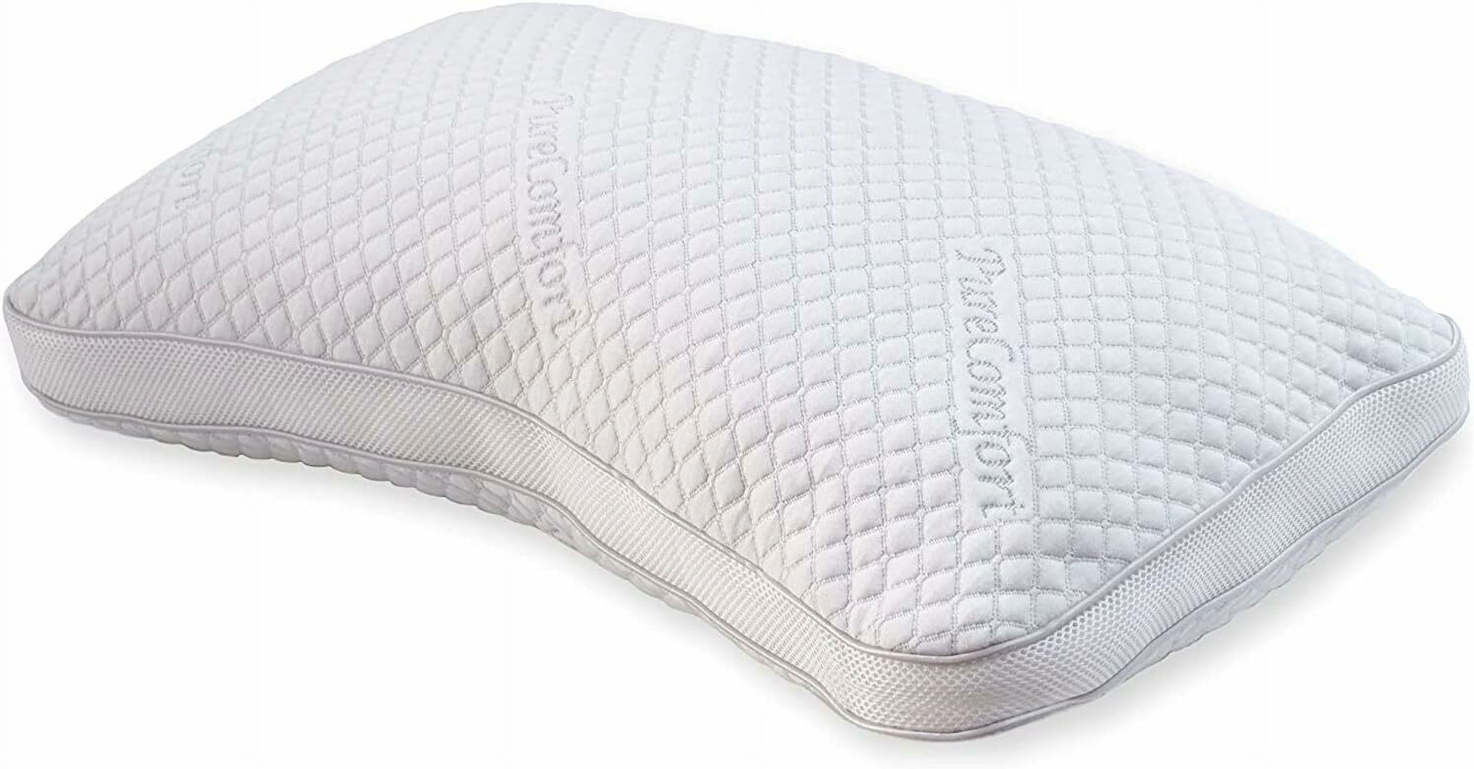 Double-sided Grooved Memory Foam Leg Support Pillow - White - Bed Bath &  Beyond - 33364014