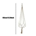 thumbnail image 2 of Zmeidao Plant Hanger Flower Pot Cotton Rope Wall Plant Indoor Home Decor, 2 of 2