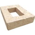 thumbnail image 5 of Ekena Millwork 4"W x 3"D x 7 7/8"H Universal Electrical Cover for StoneWall Faux Stone Siding Panels, Ocean Floor, 5 of 5