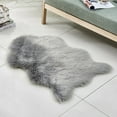 thumbnail image 4 of Autumn Faux Wool Area Rug (60x90cm) - Soft Living Room Carpet Mat, Non-Slip Bedroom Floor Decor, 4 of 9