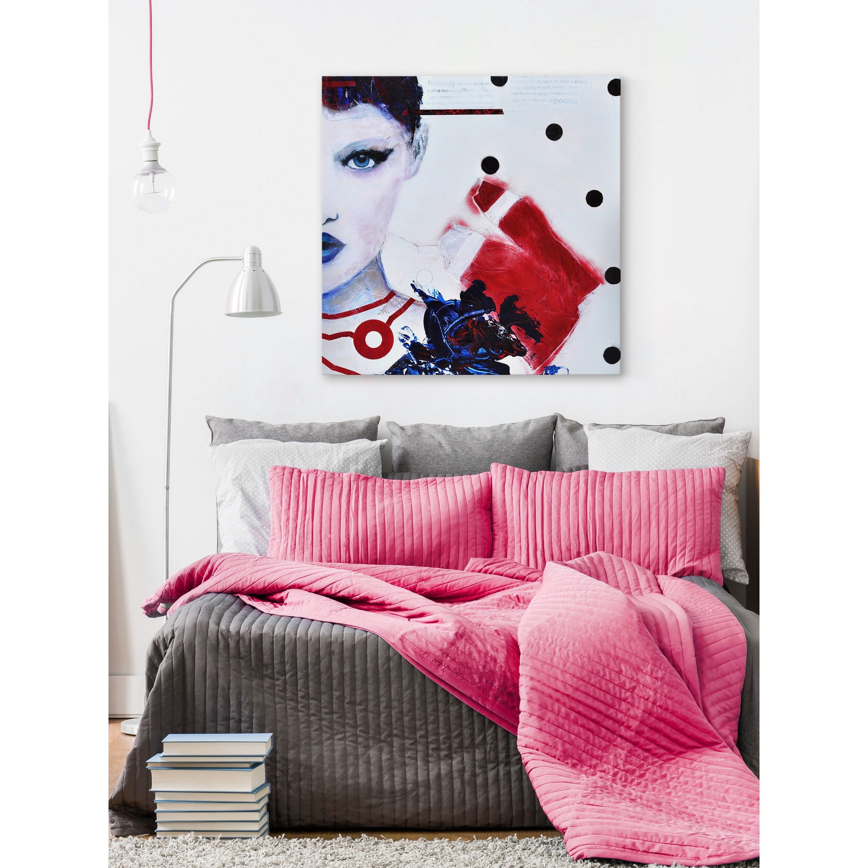 Nobody Calls Me by My Real Name Painting Print on Wrapped Canvas