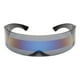thumbnail image 2 of Paquete De 3 Divertidas Gafas de terre Con Visera Alienígena Rave, Unisex, Gafas De Tinte Espejadas, Disfraz, 2 of 9