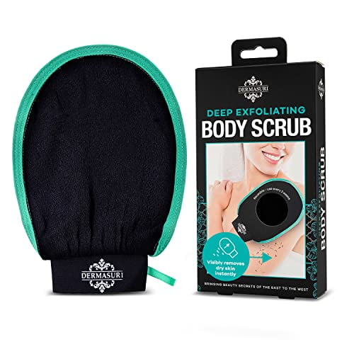 Dermasuri Deep Exfoliating Mitt Body Scrub Exfoliating Glove Body