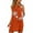#1-Orange, variant on Azrian Summer Dresses Women's Dress Casual O- Neck Summer Floral Printing Sleeveless Dresses