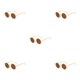 thumbnail image 2 of Sonducket Gafas de sol ópticas redondas Gafas para bebés Adorable niño pequeño Protección clásica para protección de ojos Beige Type2 NO2 Sonducket CBP374775, 2 of 5
