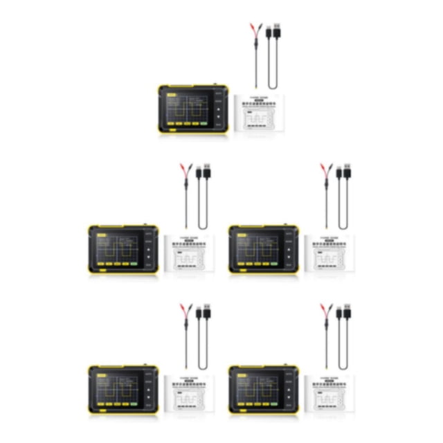 Kenally Osciloscopio Digital portátil de 18 MHz, generador de señal de ancho de banda analógico, analizador de espectros portátil de diodo Type2 NO2