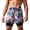 Z07 Pink, variant on Erwazi Mens Swim Trunks Summer Hawaii Printed Quick Dry Breathable Drawstring Waist Casual Seaside Vacation Outdoor Swimming Beach Shorts with Pocket