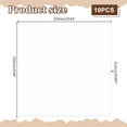 thumbnail image 2 of 10 Sheets Clear PET Sheet 9.84 x 9.84 Inch Transparent 0.2mm Thin Plastic Sheets Thin Acrylic Panel for DIY Making, 2 of 9