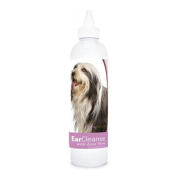 Healthy Breeds 840235198604 8 oz Bearded Collie Ear Cleanse with Aloe Vera Sweet Pea & Vanilla