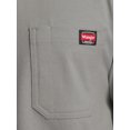 thumbnail image 3 of Wrangler Workwear Men's Short Sleeve Heavyweight Pocket Crew Work Shirt, size S-2XLT, 3 of 8