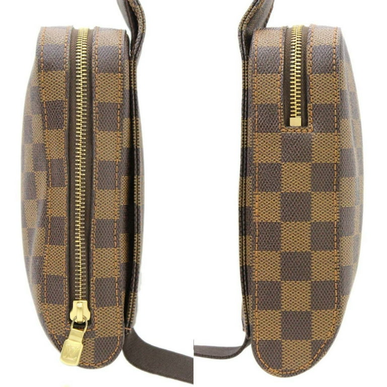 Pre Owned LOUIS VUITTON Louis Vuitton Jeronimos Waist Pouch Body Bag Shoulder Damier Ebene N51994 CA1097 Good Walmart
