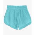 thumbnail image 6 of Champion Girls Crinkled Woven Shorts - Aqua - Size Large, 6 of 6