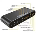 thumbnail image 5 of Altavoz Bluetooth Portátil USB con Radio FM, Micrófono Inalámbrico Cannon Russian Steel Saber., 5 of 5