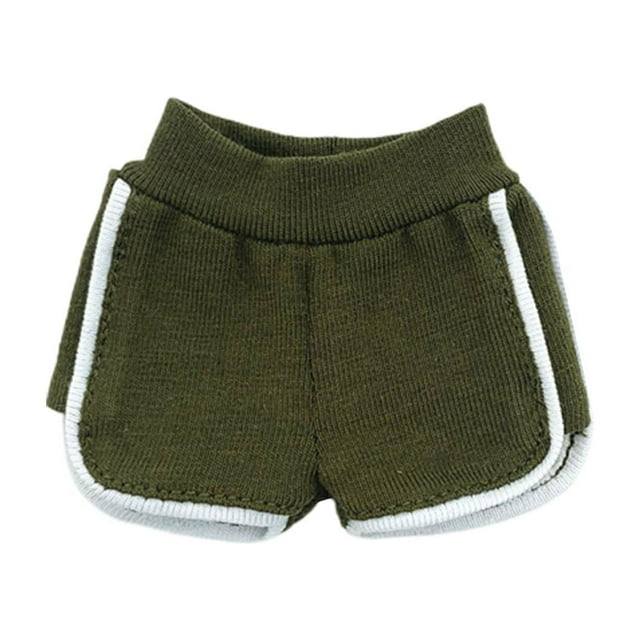 Pantalones cortos de yoga a escala 1/6, regalos para adultos, ropa para muñecas, accesorios para figuras de acción de 12 pulgadas. Verde