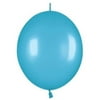 Mayflower Balloons 30621 Link-O-Loon 12 Inch Pearlized Blue Pack Of 25